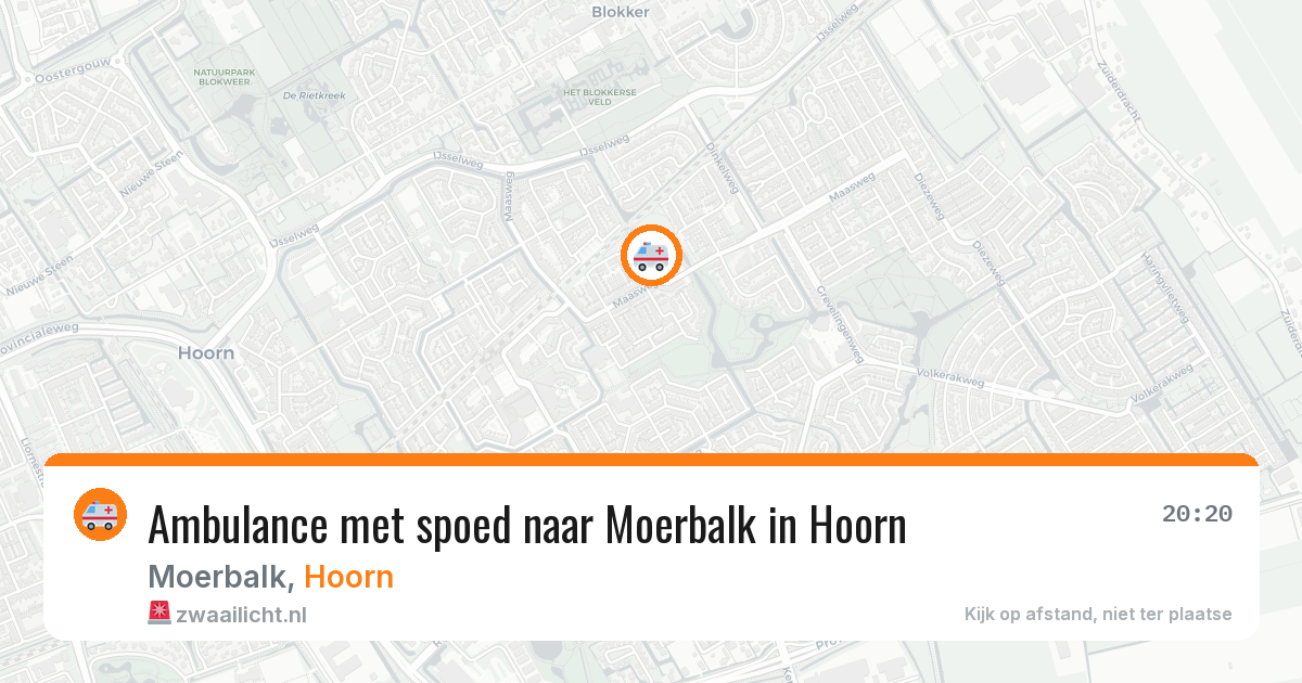 Ambulance met spoed naar Moerbalk in Hoorn — 11 feb 2026