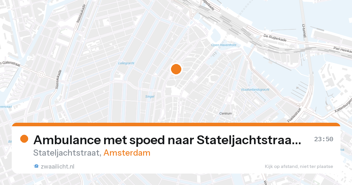 Ambulance met spoed naar Stateljachtstraat in Amsterdam — 31 jan 2026