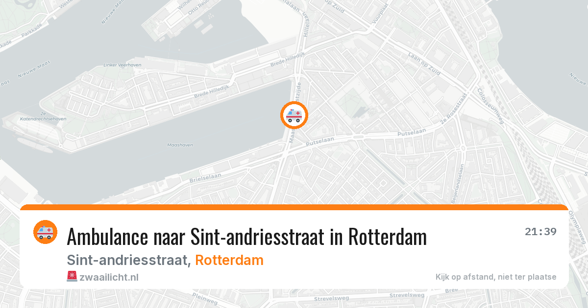 Ambulance naar Sint-andriesstraat in Rotterdam — 5 mrt 2026