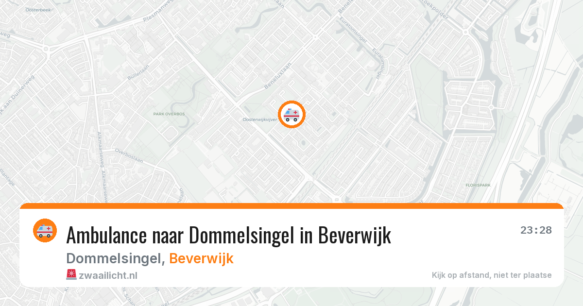Ambulance naar Dommelsingel in Beverwijk — 10 apr 2026