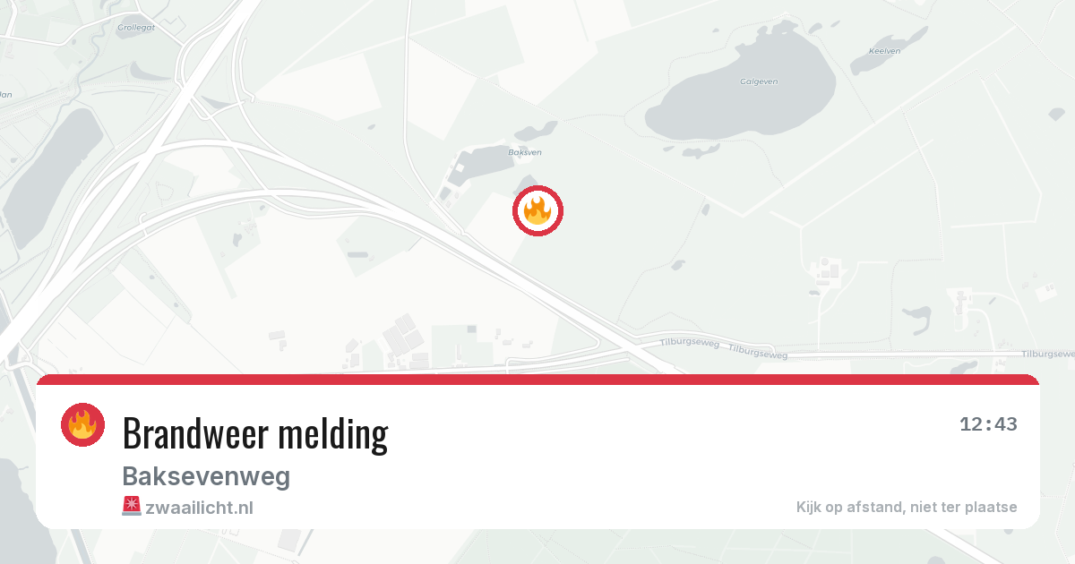 Brandweer melding — 24 jun 2026