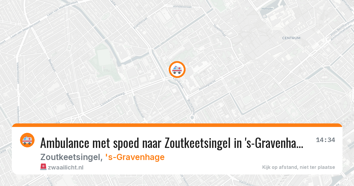 Ambulance met spoed naar Zoutkeetsingel in 's-Gravenhage — 10 apr 2026