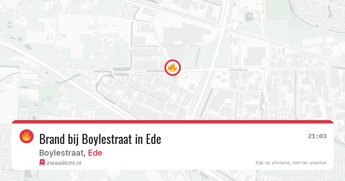 Brand bij Boylestraat in Ede — 10 apr 2026