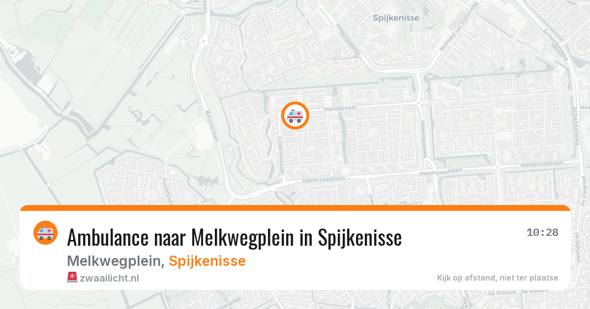 Ambulance naar Melkwegplein in Spijkenisse — 3 jun 2026