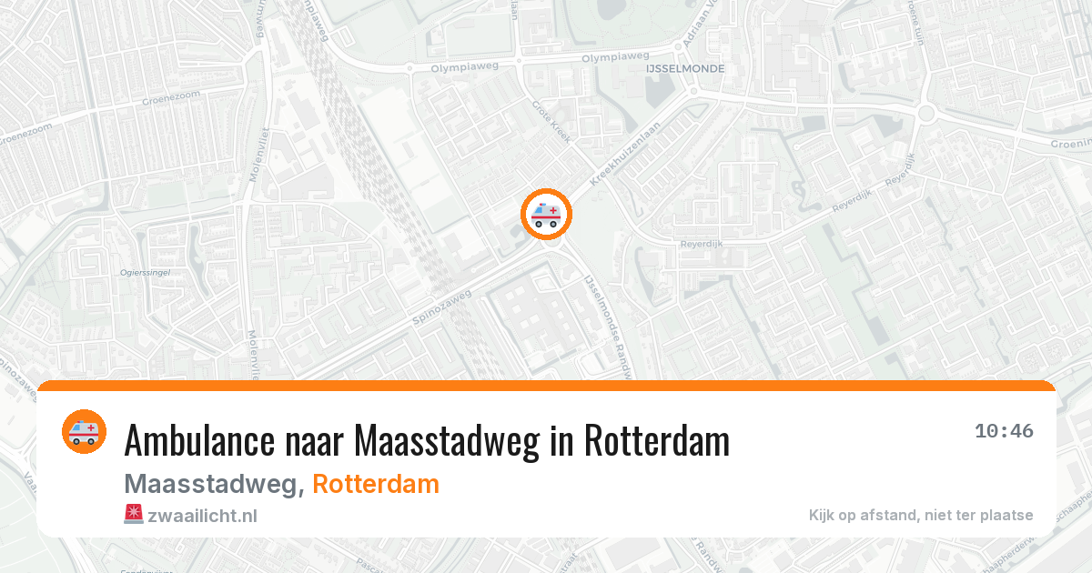 Ambulance naar Maasstadweg in Rotterdam — 29 jan 2026