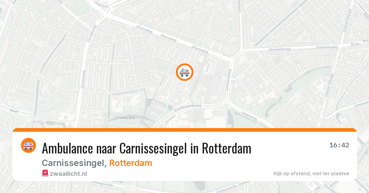 Ambulance naar Carnissesingel in Rotterdam — 29 jan 2026