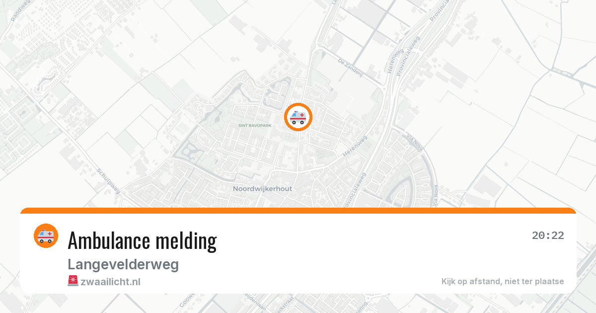 Ambulance melding — 3 jul 2026