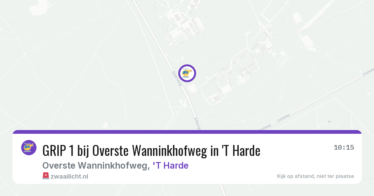 GRIP 1 bij Overste Wanninkhofweg in 'T Harde — 1 mei 2026
