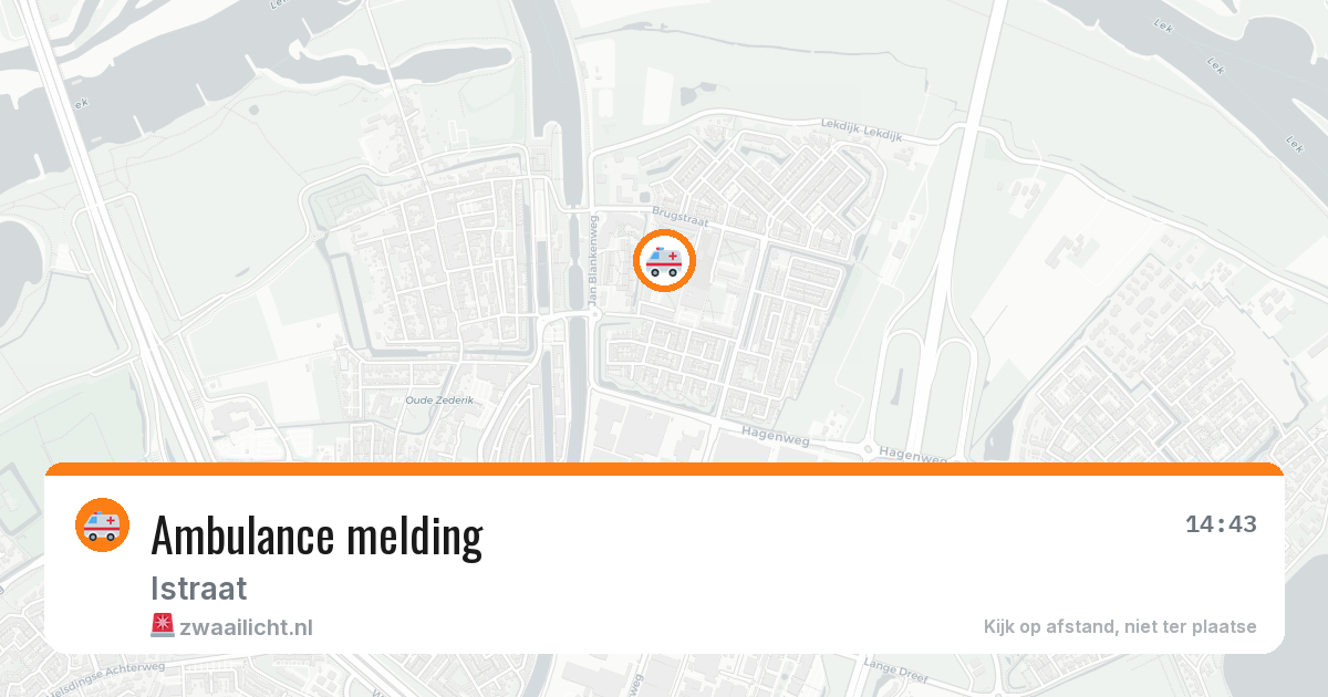 Ambulance melding — 5 mei 2026