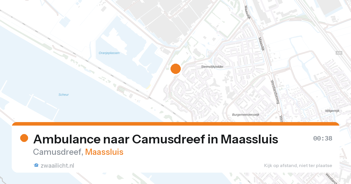 Ambulance naar Camusdreef in Maassluis — 6 feb 2026