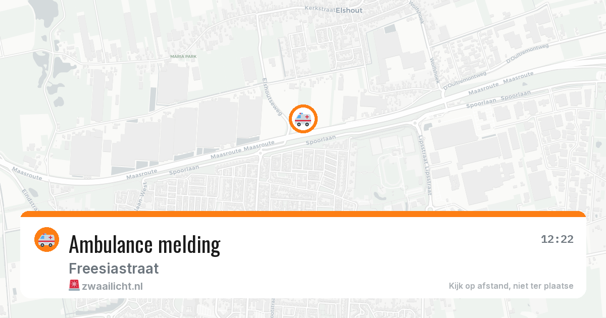 Ambulance melding — 2 aug 2026