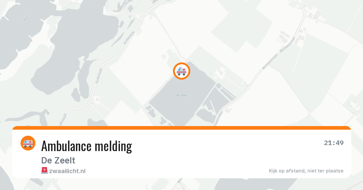 Ambulance melding — 16 jul 2026
