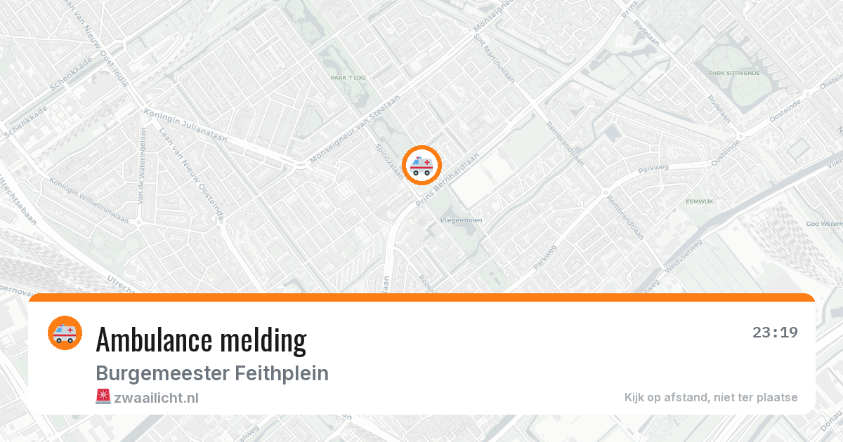 Ambulance melding — 14 apr 2026