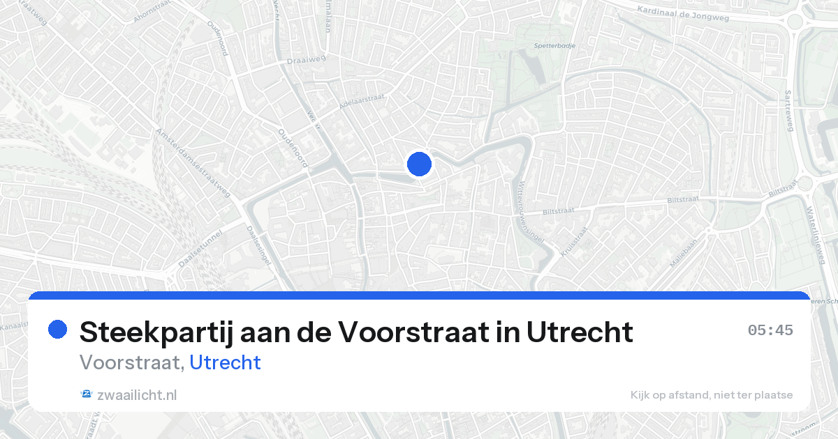 Steekpartij aan de Voorstraat in Utrecht — 23 aug 2026