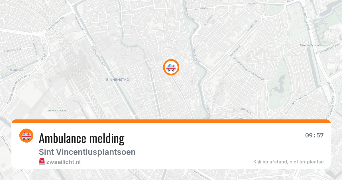 Ambulance melding — 18 mrt 2026