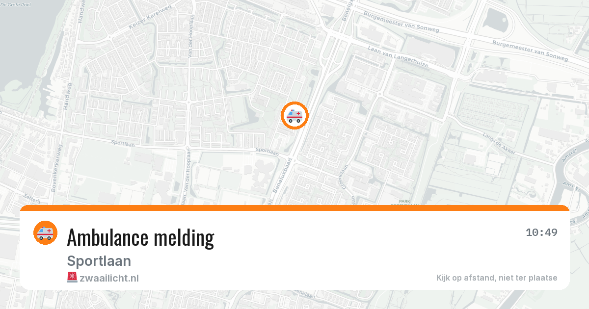 Ambulance melding — 19 jun 2026