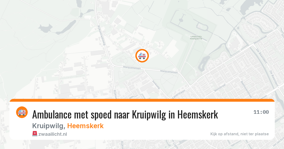 Ambulance met spoed naar Kruipwilg in Heemskerk — 22 jan 2026