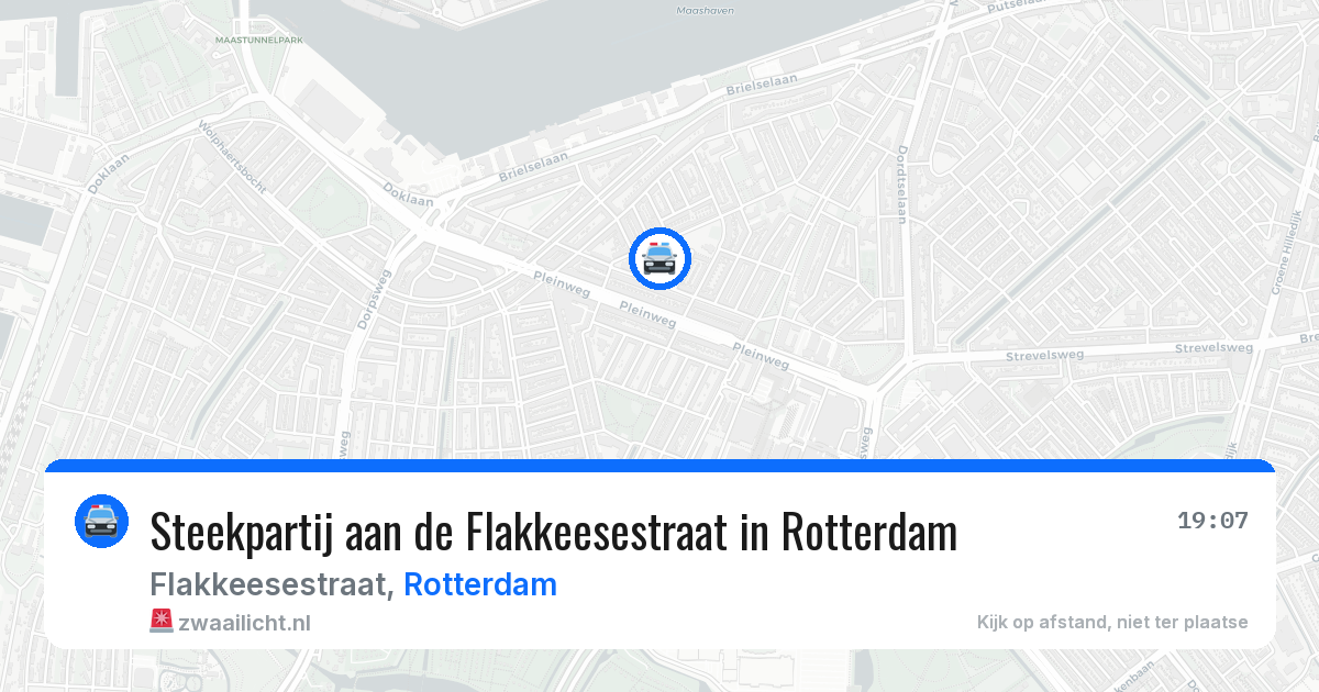 Steekpartij aan de Flakkeesestraat in Rotterdam — 4 aug 2026