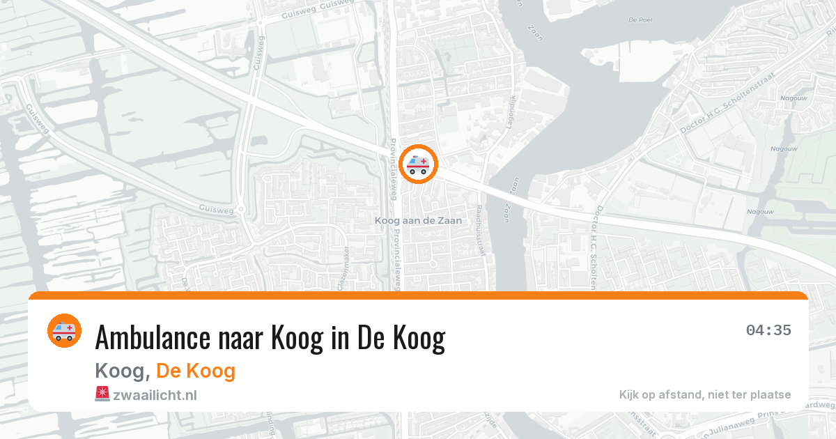 Ambulance naar Koog in De Koog — 2 jul 2026