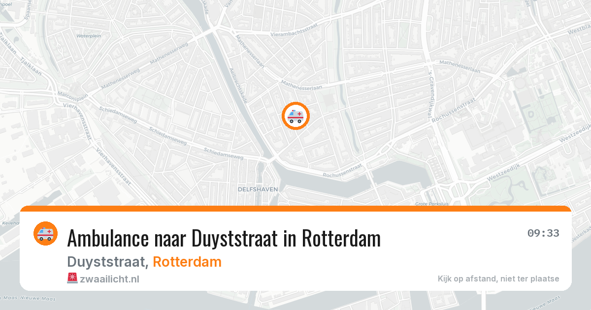 Ambulance naar Duyststraat in Rotterdam — 28 jul 2026
