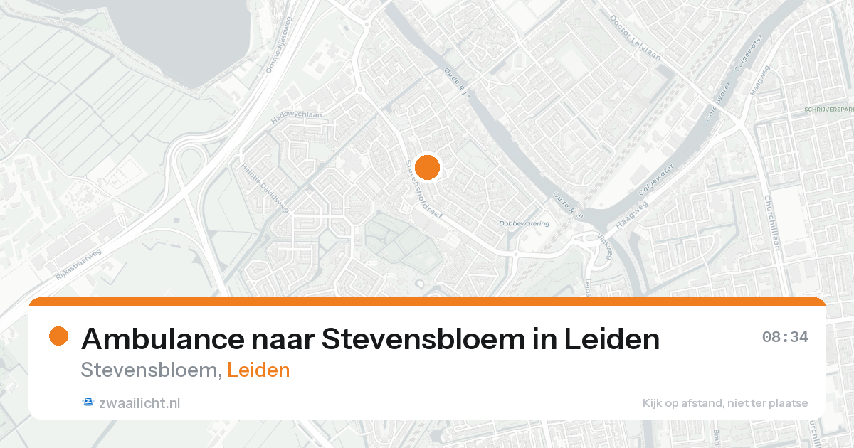 Ambulance naar Stevensbloem in Leiden — 8 feb 2026