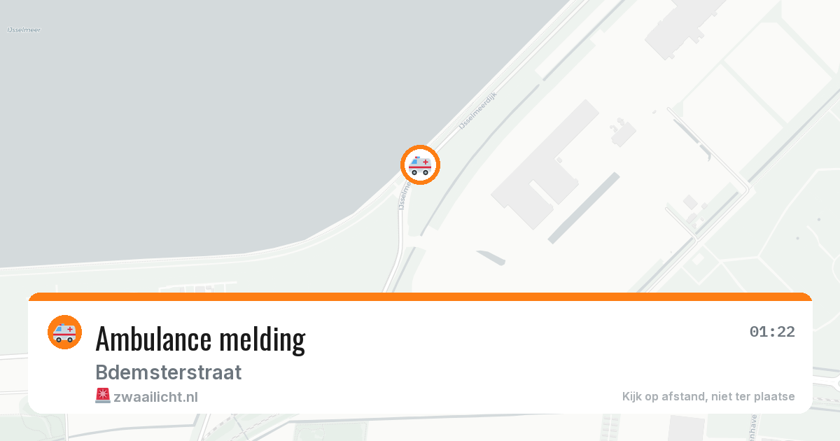 Ambulance melding — 7 jul 2026