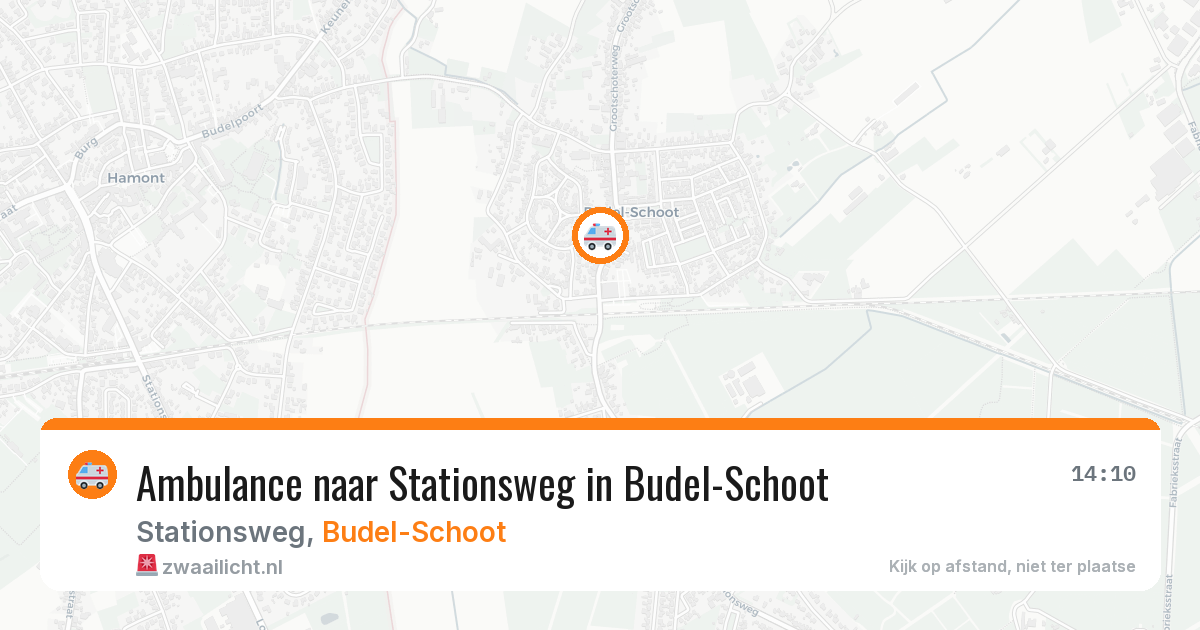 Ambulance naar Stationsweg in Budel-Schoot — 16 jun 2026
