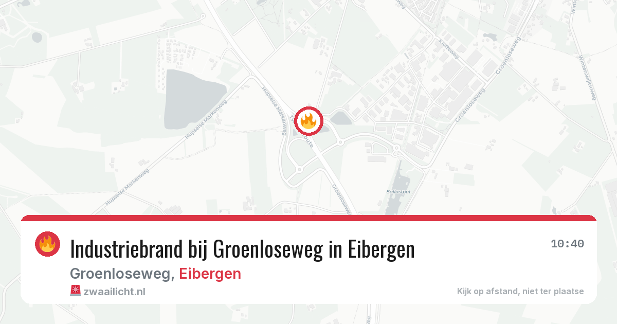Industriebrand bij Groenloseweg in Eibergen — 15 jun 2026