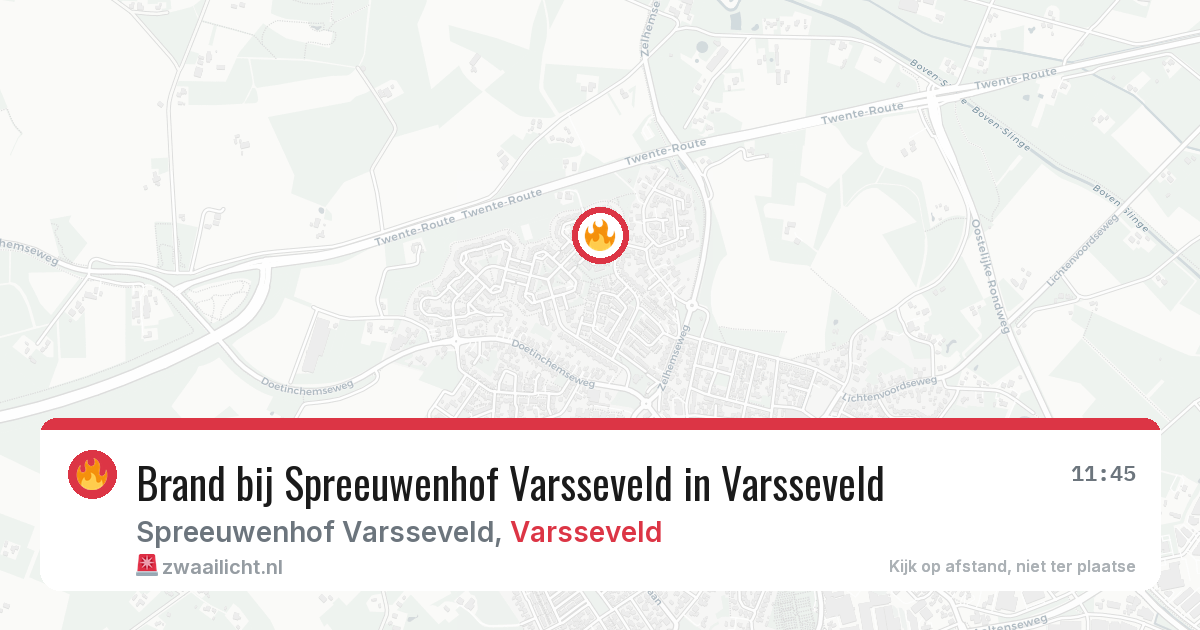 Brand bij Spreeuwenhof Varsseveld in Varsseveld — 27 jun 2026