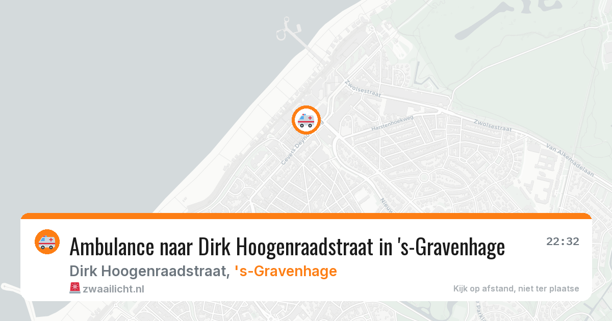 Ambulance naar Dirk Hoogenraadstraat in 's-Gravenhage — 5 jun 2026