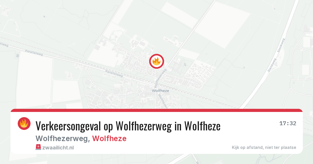 Verkeersongeval op Wolfhezerweg in Wolfheze — 27 jul 2026