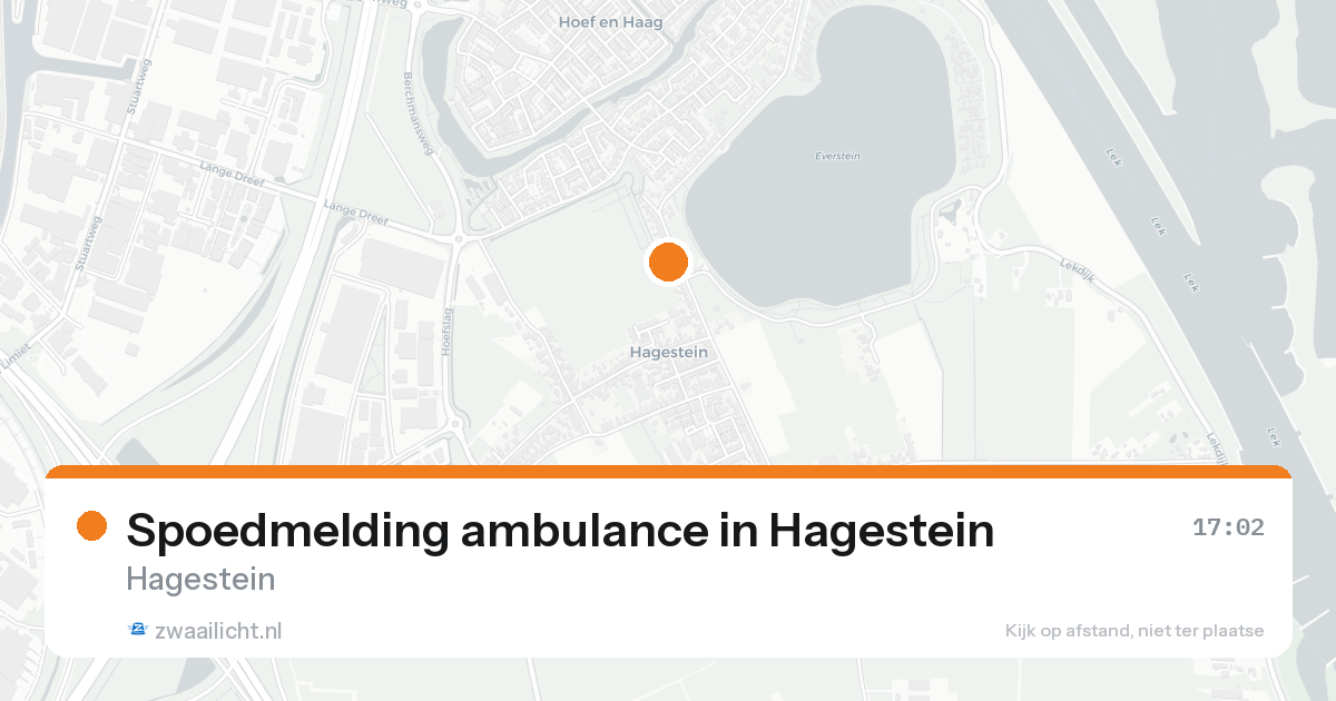 Spoedmelding ambulance in Hagestein — 7 feb 2026