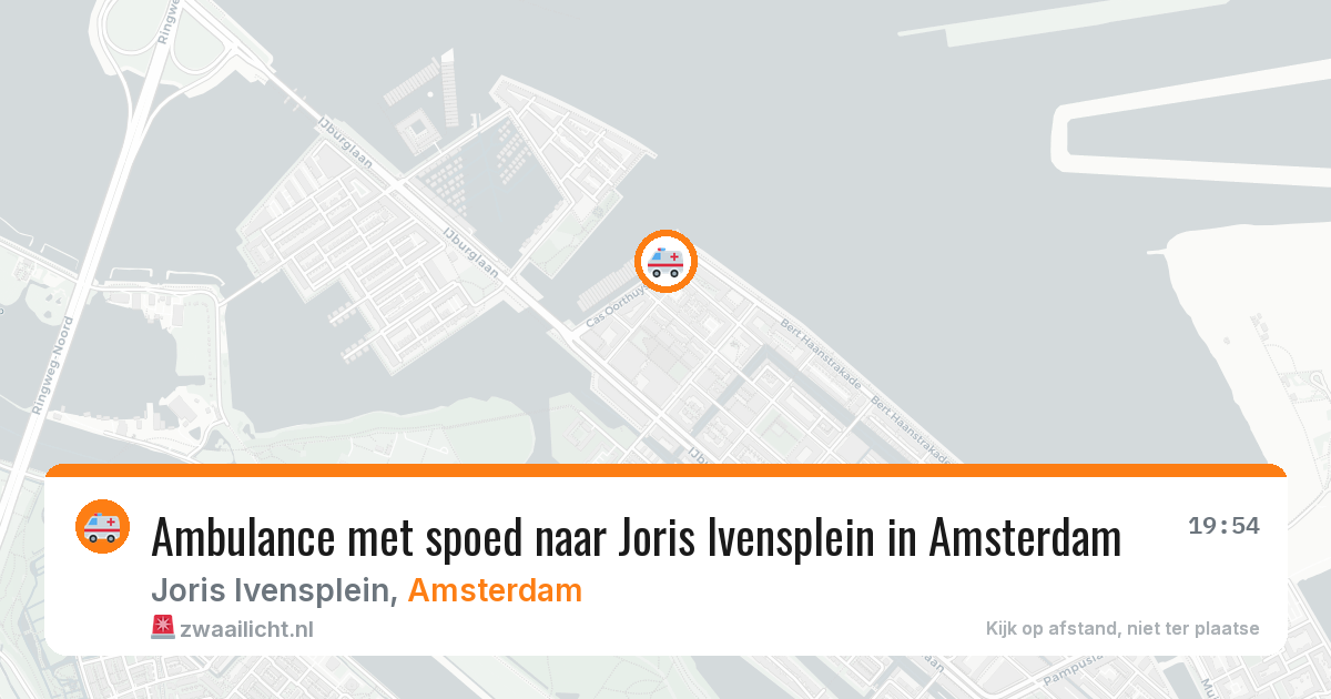 Ambulance met spoed naar Joris Ivensplein in Amsterdam — 27 jun 2026