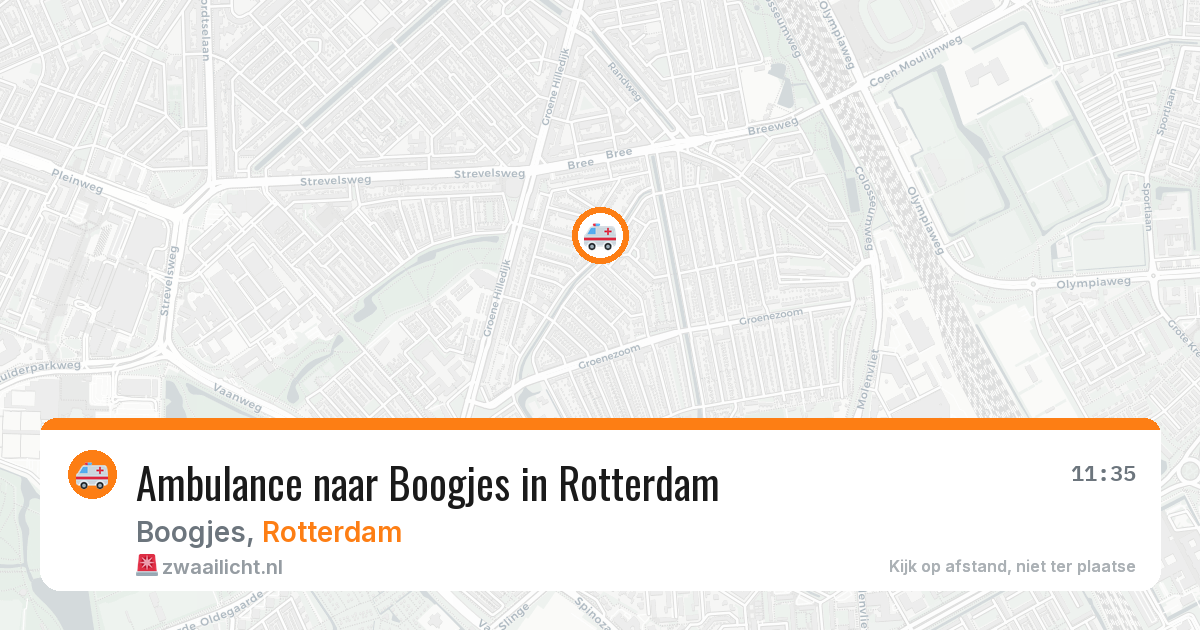 Ambulance naar Boogjes in Rotterdam — 26 jul 2026