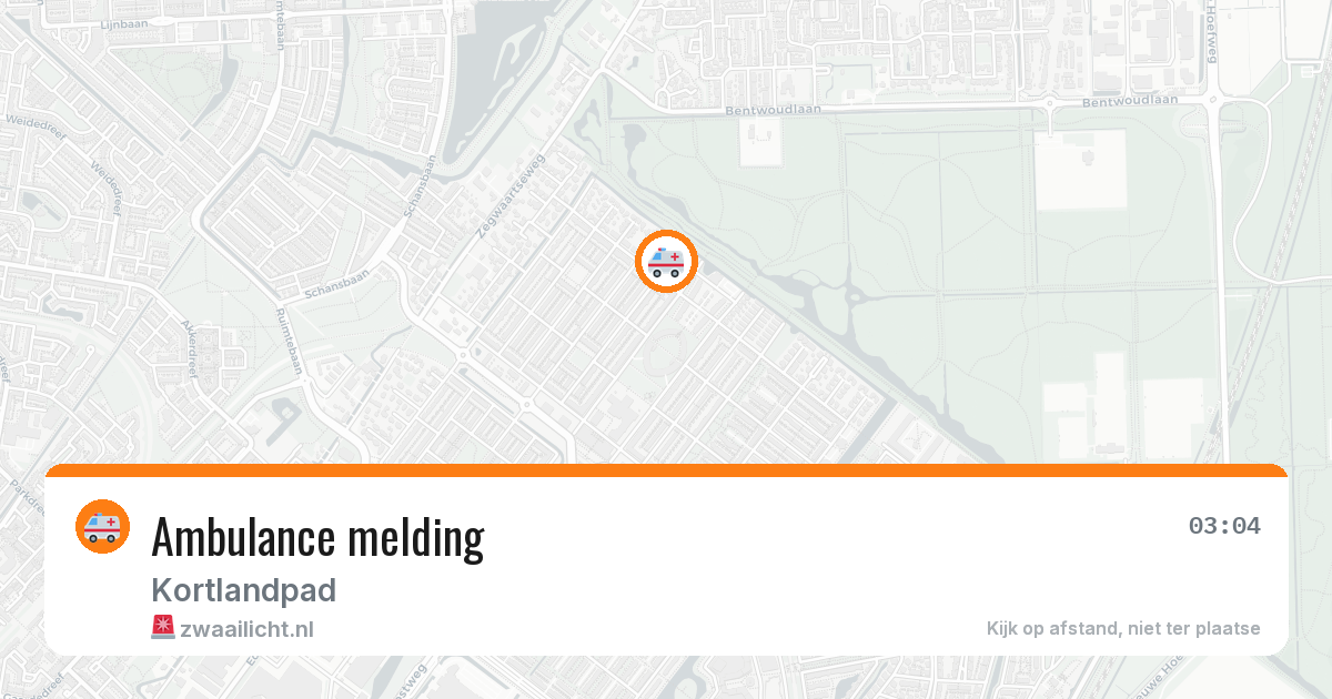 Ambulance melding — 29 apr 2026