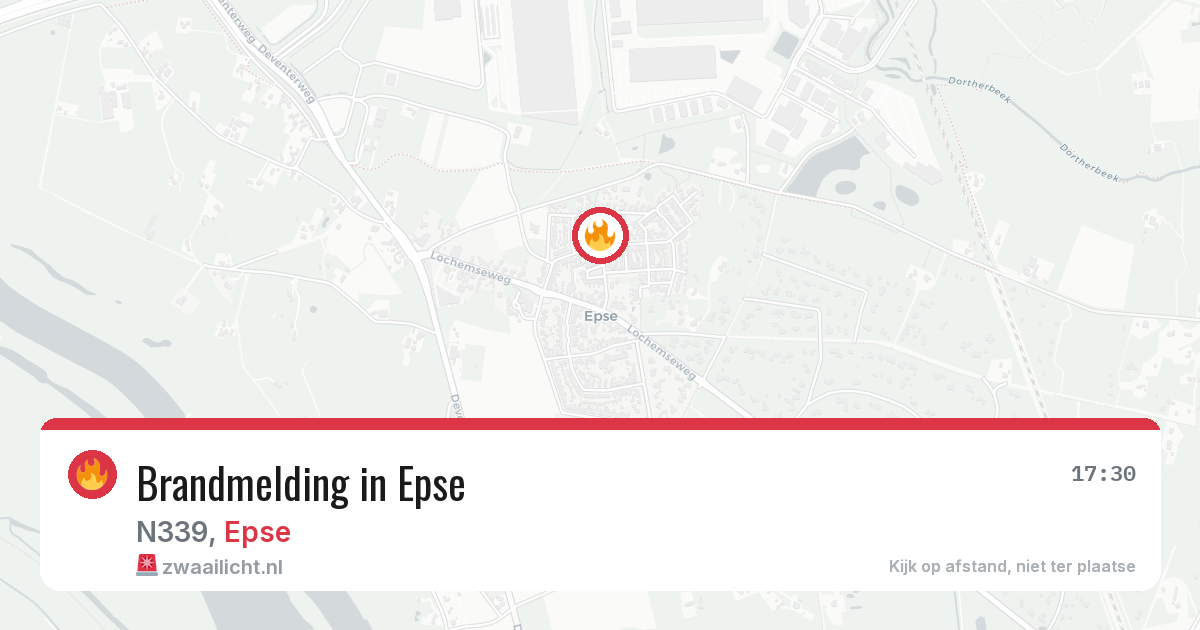 Brandmelding in Epse — 29 mei 2026