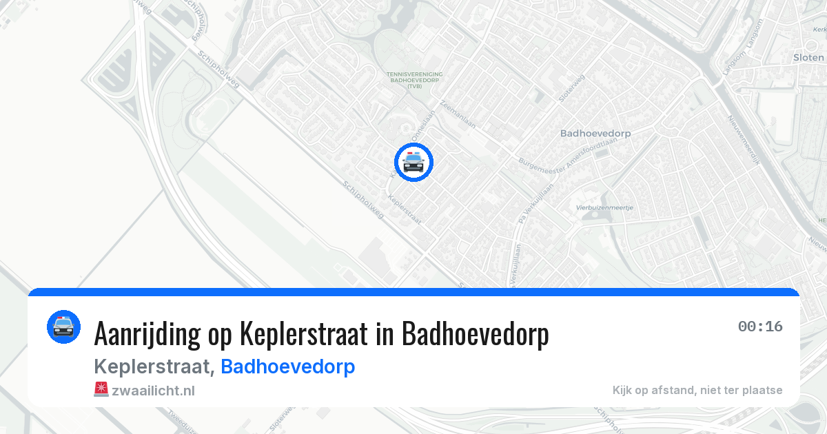 Aanrijding op Keplerstraat in Badhoevedorp — 6 mei 2026