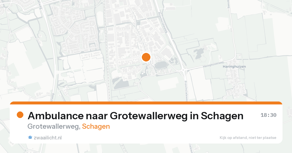 Ambulance naar Grotewallerweg in Schagen — 22 mei 2026