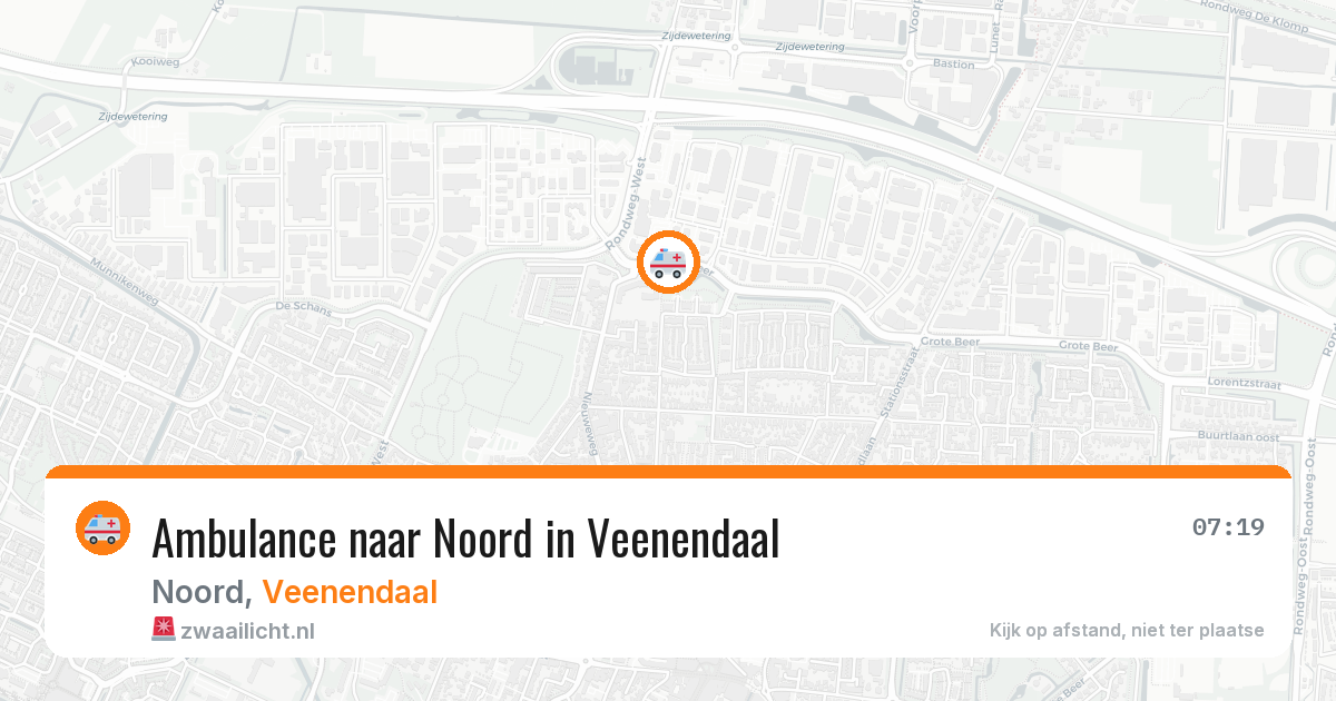 Ambulance naar Noord in Veenendaal — 27 mei 2026