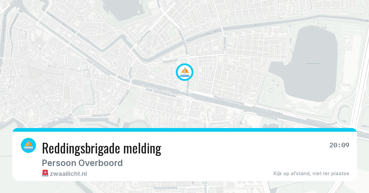 Reddingsbrigade melding — 2 aug 2026