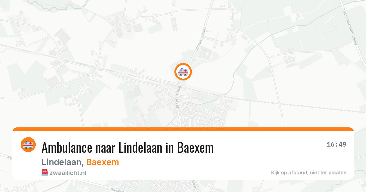 Ambulance naar Lindelaan in Baexem — 4 aug 2026