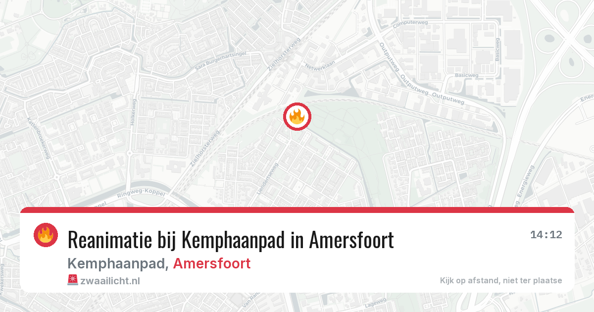 Reanimatie bij Kemphaanpad in Amersfoort — 30 mei 2026