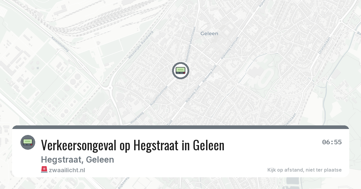 Verkeersongeval op Hegstraat in Geleen — 24 mrt 2026