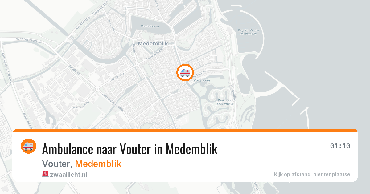 Ambulance naar Vouter in Medemblik — 25 jul 2026