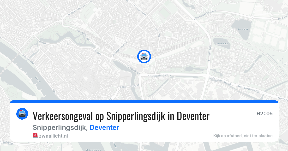 Verkeersongeval op Snipperlingsdijk in Deventer — 24 mei 2026