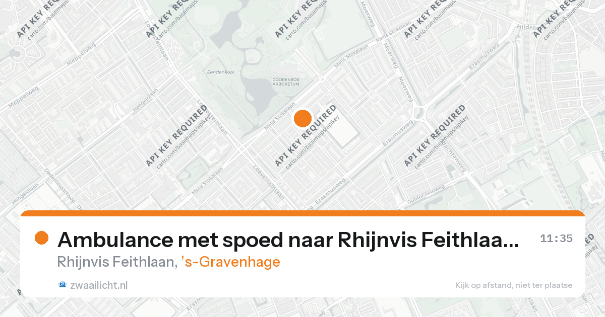 Ambulance met spoed naar Rhijnvis Feithlaan in 's-Gravenhage — 26 aug 2026