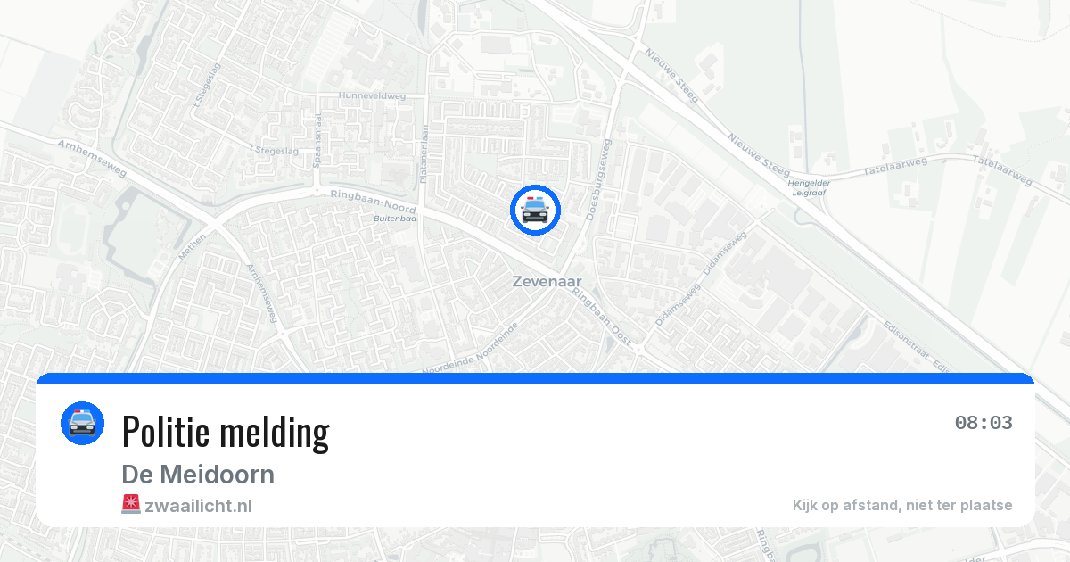 Politie melding — 27 mrt 2026