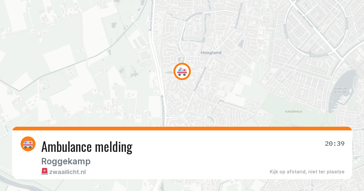Ambulance melding — 26 jun 2026
