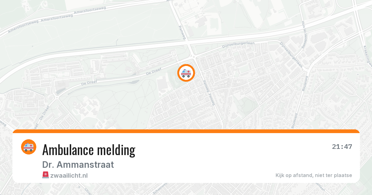 Ambulance melding — 17 mrt 2026