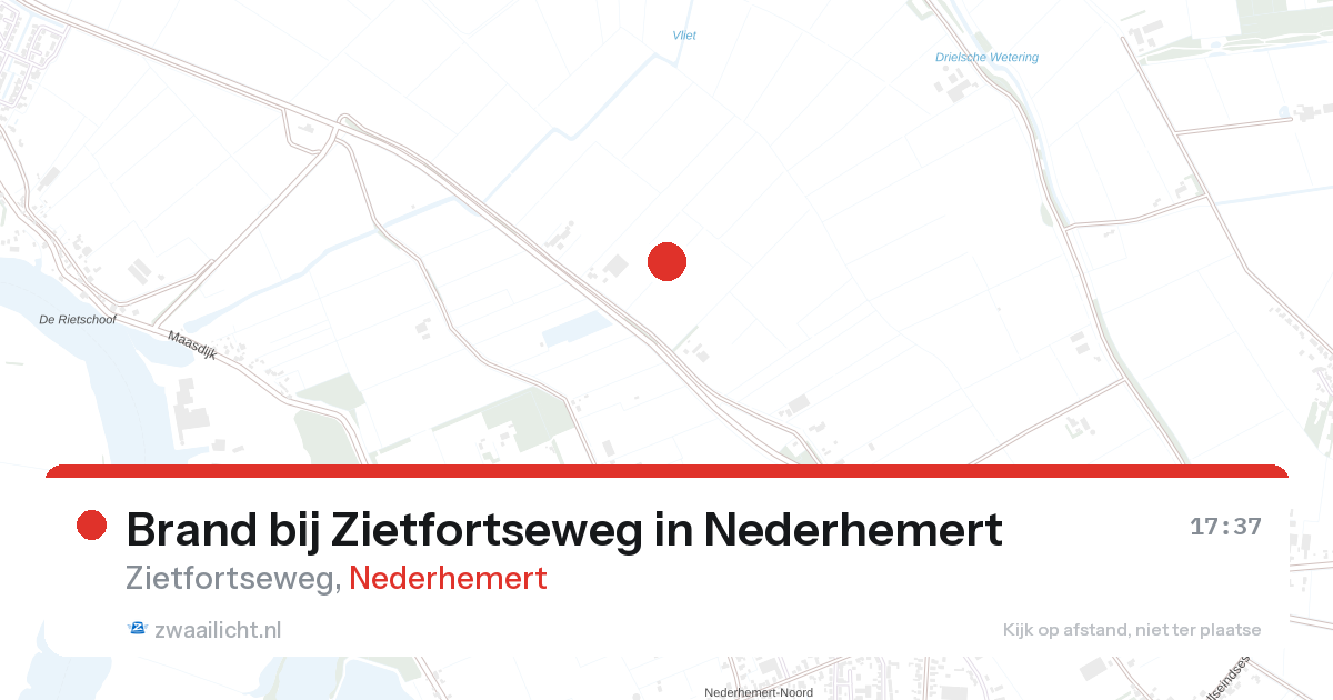 Brand bij Zietfortseweg in Nederhemert — 26 aug 2026